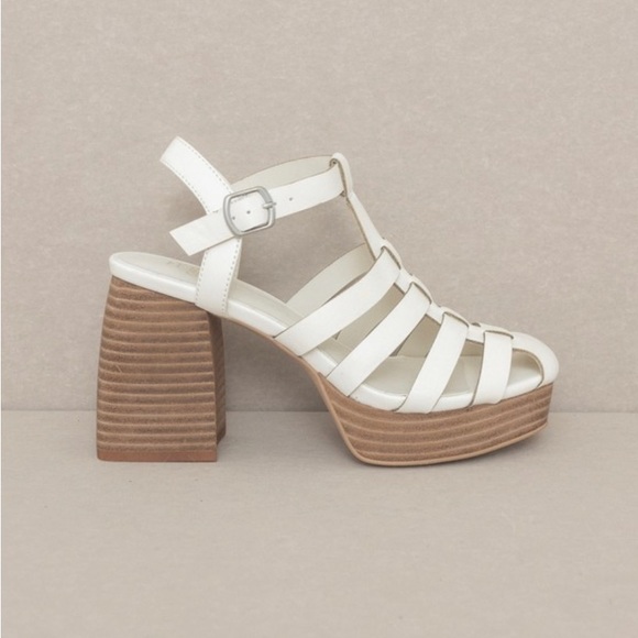 Just In// Hailee • Fisherman Platform Heel Sandals - Picture 3 of 9